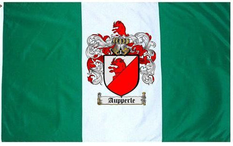 Aupperle family crest coat of arms flag