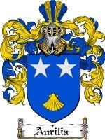 Aurilia Family Crest / Coat of Arms JPG or PDF Download