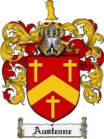Austeane coat of arms family crest download