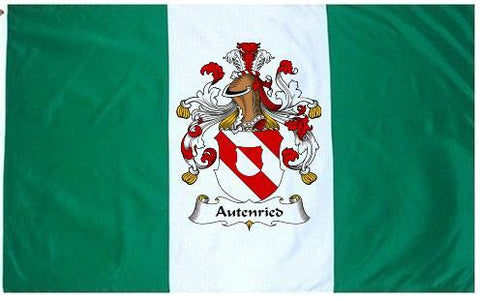 Autenried family crest coat of arms flag