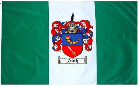 Auth family crest coat of arms flag