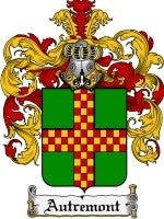 Autremont Family Crest / Coat of Arms JPG or PDF Download