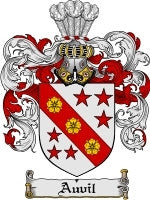 Auvil coat of arms family crest download