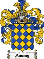 Auvray coat of arms family crest download