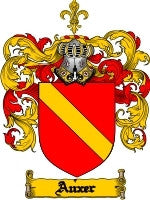 Auxer Family Crest / Coat of Arms JPG or PDF Download