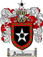 Avallone Family Crest / Coat of Arms JPG or PDF Download