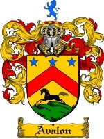 Avalon Family Crest / Coat of Arms JPG or PDF Download