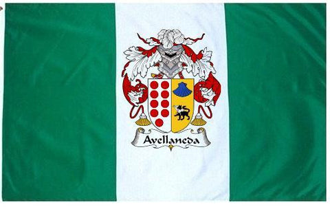 Avellaneda family crest coat of arms flag