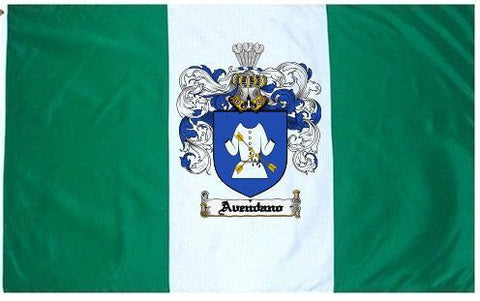 Avendano family crest coat of arms flag