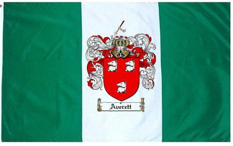 Averett family crest coat of arms flag