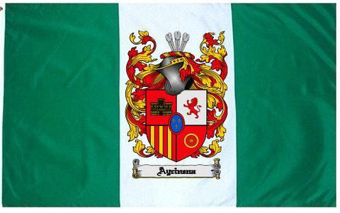 Aycinena family crest coat of arms flag