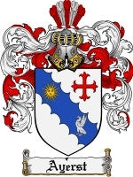 Ayerst coat of arms family crest download