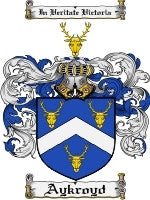 Aykroyd coat of arms family crest download