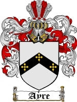 Ayre coat of arms family crest download