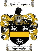 Ayscoghe coat of arms family crest download