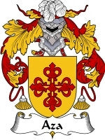 Aza coat of arms family crest download