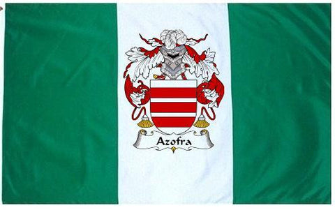 Azofra family crest coat of arms flag
