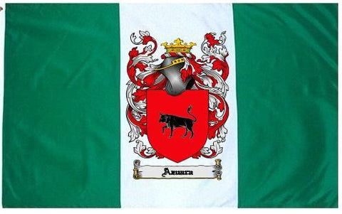 Azuara family crest coat of arms flag