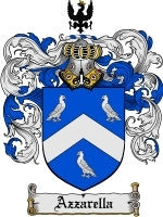 Azzarella coat of arms family crest download