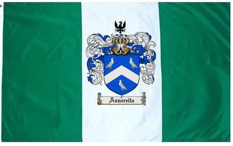 Azzarella family crest coat of arms flag