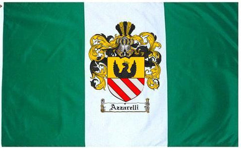 Azzarelli family crest coat of arms flag