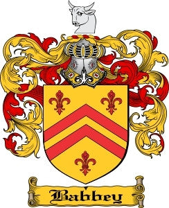 Babbey coat of arms family crest download