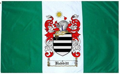 Babbitt family crest coat of arms flag