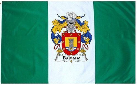 Babiano family crest coat of arms flag