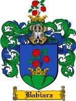 Babiarz family crest coat of arms emailed to you within 24 hours ...