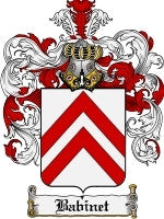 Babinet coat of arms family crest download