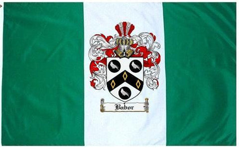 Babor family crest coat of arms flag