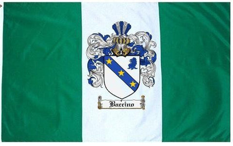 Baccino family crest coat of arms flag
