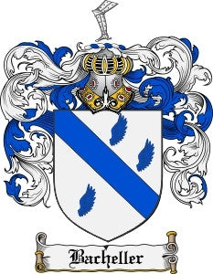 Bacheller coat of arms family crest download