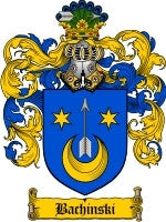 Bachinski coat of arms family crest download