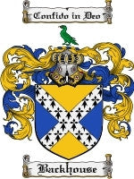 Backhouse coat of arms family crest download
