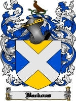 Backous coat of arms family crest download