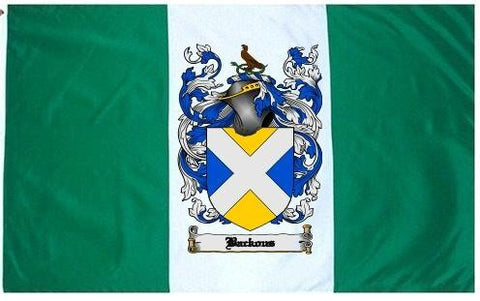 Backous family crest coat of arms flag