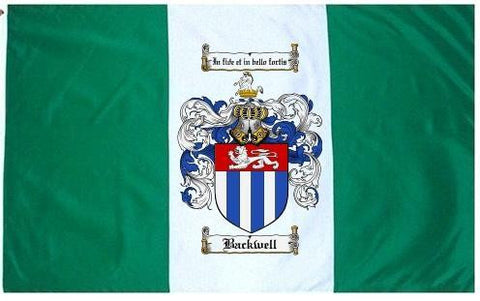Backwell family crest coat of arms flag