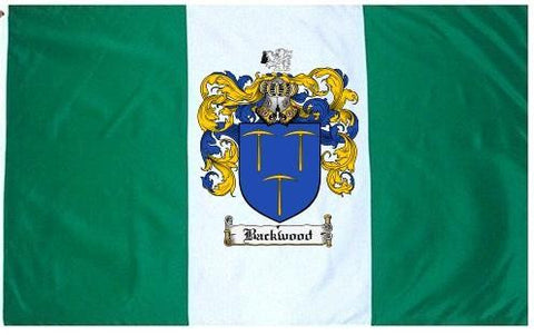 Backwood family crest coat of arms flag