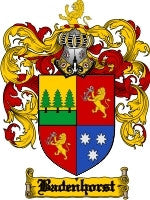 Badenhorst coat of arms family crest download