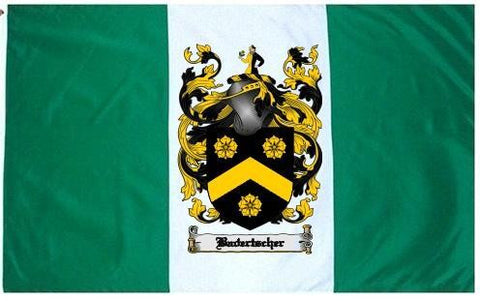 Badertscher family crest coat of arms flag