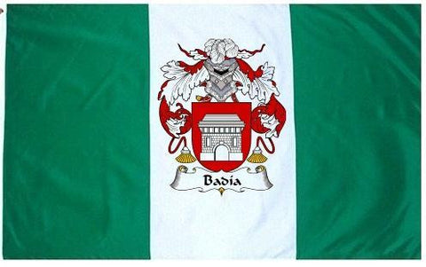 Badia family crest coat of arms flag