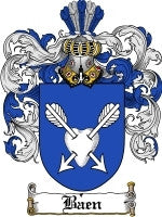 Baen coat of arms family crest download