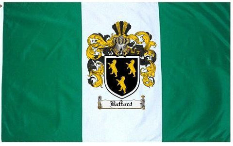 Bafford family crest coat of arms flag