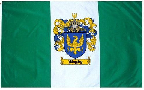Bagby family crest coat of arms flag