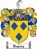 Bageley coat of arms family crest download