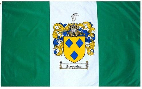Baggelay family crest coat of arms flag