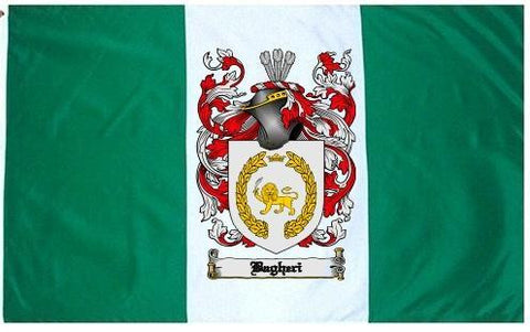 Bagheri family crest coat of arms flag