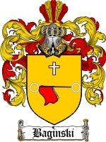 Baginski coat of arms family crest download