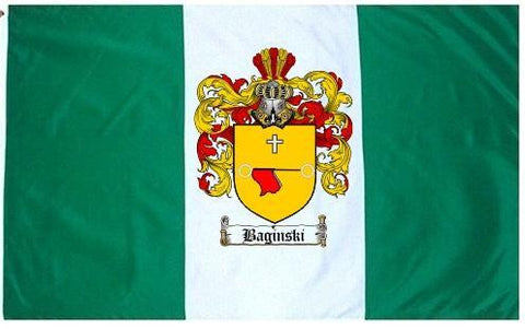 Baginski family crest coat of arms flag
